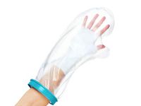 Waterproof Kids Arm Cast Protector for Shower, Keep Bandages & Casts Dry Protector Bath Reusable Watertight Protection to Hands, Wrists, Fingers Wounds and Burns (Medium Arm)