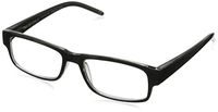Foster Grant Men's Sloan PolarizedSquareReaders , Black ,1.5
