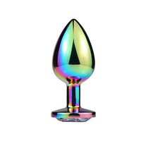 BATEER Colorful Stainless Steel Amal Plug Round Shape Six-Toy for Women Men