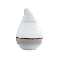 yanQxIzbiu Premium Essential Oil Diffuser, 250ML Multifunctional Air Purifier/Mist Diffuser for Home Car USB Mini Humidifier Multicolor Light White