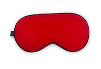 SAYGOGO Red 100% Silk Eye mask Silk Silk nap Shading Sleep Eye Protection hot and Cold ice Pack， Every Nap Position, Ultimate Sleeping Aid, Blindfold, Blocks Light , Package Contains ice