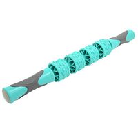 Advanced Handheld Neck Back Arm Calf Muscle Massage Roller Stick Massager for Pain Tension Relief (Green)