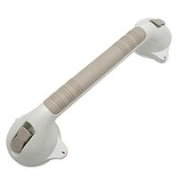 XIHAA Shower Handle with Strong Hold Suction Cup, for Safety Grab in Bathroom,16 in Toilet Handrail Bath Aids to Assist Elderlies and Toddlers(1Pcs),Gray