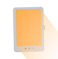 10,000 Lux Bright Light Therapy Lamp with 3 Adjustable Color and Brightness Controls, Natural Sunlight Simulation, 100% UV-Free