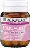 Blackmores Viltamins Folic Acid for women who are ready to have a child 90 tablets.