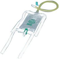 Dispoz-a-Bag Leg Bag with Flip-Flo Valve & 18" Extension Tubing, 19 oz. - 1 Each / Each