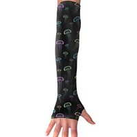BaPaLa Plankton & Jellyfish Sports Arm Sleeves Cooling Or Warmer UV Sun Protection Compression Arm Sleeve for Women& Men Suit for Cycling,Running,Golf, Basketball,Football 1 Pairs