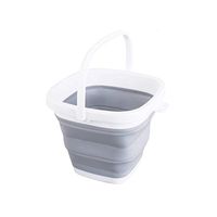 Foldable Water Container Collapsible Bucket Portable Folding Wash Pail for Beach, Travel, Camping, Fishing, Gardening, Car Washing