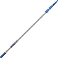 Unger Professional Connect & Clean 6 - 16 Foot Telescoping Extension Multi-Purpose Pole with Removable Cone, Window Cleaning, Dusting, Painting