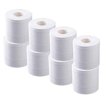 8 Rolls White Toilet Papers - Professional Soft & Silky 3-Ply Toilet Paper, Enviro Friendly Recycled