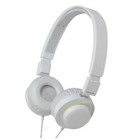 Panasonic RP-HXD5C-W Street Style Monitor Headphones, White (Discontinued by Manufacturer)