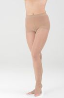 Mediven Sheer & Soft Women's Pantyhose 15-20 Size IV Open Toe Natural