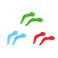 3 Pairs Anti-Slip Eyeglass Retainer Holder Sleeve Ear Hook Lock Large Red Blue