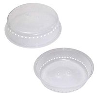 1Pc Splatter Guard Microwave Cover- BPA Free Dome Plate Dish Covers for Food