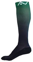 A-Swift Compression Socks Women & Men 20-30mmhg - Suits Nurses, Maternity Pregnancy - Below Knee High (Gradient Green, Medium)