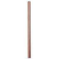 Stainless Steel Straws, Rainbow Colored Straws, Iuhan Reusable Ultra Long 8.46 inch Drinking Metal Straws for Tumblers Rumblers Cold Beverage (Rose Gold)