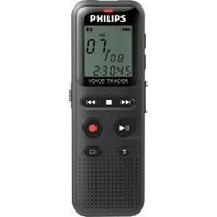 Philips DVT1150 Digital Voice Tracer 1150 Recorder, 4GB, Black