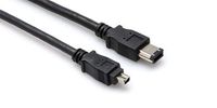 Hosa FIW-46-106 6-Feet Firewire 400 Cable 4-Pin to 6-Pin