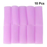 SUPVOX 10pcs Finger Sleeves Thumb Braces Support Elastic Compression Protector Braces for Relieving Pain Calluses Arthritis