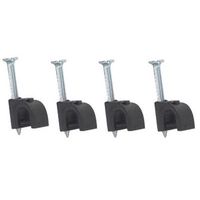 RCA Premium Coax Cable Clamps - 20 Pack (VH102BR)