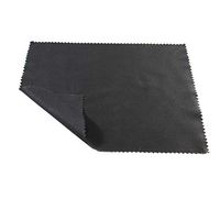 Micro Fiber Cleaning Cloths for RX Eyeglasses, Sunglasses, Computer Screens, Lenses (Black, 12)