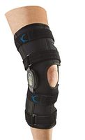United Ortho 300250-03 Tall Neoprene Wraparound Hinged Knee Support Brace, Small
