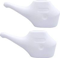 Leak Proof Durable Traveler’s Neti Pot White-Set of 2