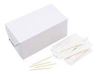 ANTETOK Wood Toothpick Disposable Individual Paper Wrapped Wooden Toothpicks 2.6 Inch Length Package of 1000