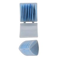 Alisy Tailors Chalks - Triangle Chalks for Tailoring, Sewing, Quilting, Crafting, Notions, Fabric Marking, Dressmaker Erasable Sewing (Blue)