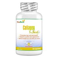 Collagen NuBest | Beauty Skin Formula, Promotes Hair and Nail Health with Hydrolyzed Collagen, 60 Capsules