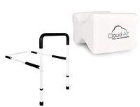 Vaunn Medical Bed Safety Rail Grab Bar Handle and Knee Pillow Cushion Bundle