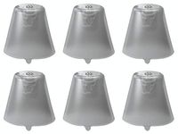 FCS Pack of 6 Click Sleeve for Siemens Signia Silk Primax Click - CIC (Closed-Small)