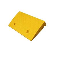 Buffered Car Ramp, Triangular Plastic Ramp Pad, Commercial Parking Lot, High Load Step Pad Caravan Motorcycle Uphill Pad (Size: 50 27 13cm)