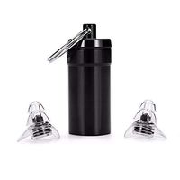 MINQISU Ear Plugs for Sleeping - Reusable Custom Fit Soft Silicone Earplugs - with Aluminium Box - for Concert Clubs Drumming