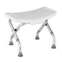 LINYUYI Height Adjustable Bathtub & Shower Stool,Aluminum Alloy Collapsible Old People Bath Chair,Nonslip Adjustable Height Stool