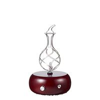 Nebulizing Pure Essential Oil Aromatherapy Diffuser With Touch Sensor Light Switch. Premium Home & Professional Use, No Heat, No Water, No Plastic – Dark Radiance 2.0 by Organic Aromas