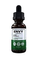Envy Hemp 1500mg Pure Hemp Oil (Isolate) | Can Help Relieve Stress, Anxiety | Zero THC CBD Cannabidiol| Unflavored, 1 Month Supply (30mL)