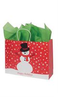 25 Sprinkles Gifts Large Snowman Merry Christmas Happy Holidays Gift Bag Bags