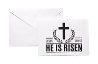 He is Risen Christian Stationery Note Card Set