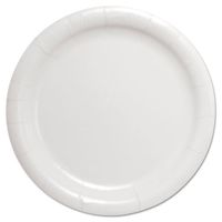 SCCHP9S - Bare Eco-Forward Clay-Coated Paper Dinnerware, Plate, 9quot; Diameter, White