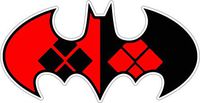 Harley Quinn Joker 6" x 3" - Car, Laptop Decal, Window, Car Bodies,Motorcycles Helmets Boats, Mailboxes, Laptops, Skateboard, Guitars, Trailers