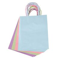 Darice 30071299 Medium Gift Bag: Pastel, 8 x 10 inches, 13 Pieces, Assorted