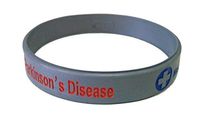 Parkinson's Disease Medical ID Alert Bracelet-XL