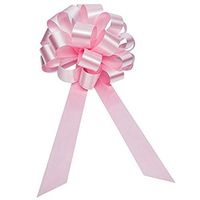Baby Pink Gender Reveal Ribbons - 8" Wide, Set of 6, Pull Bows, Valentine's Day, Easter, Birthday, Party, Classroom, Office, Christmas, Fundraiser, Breast Cancer Awareness