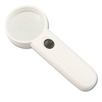 Handheld LED Magnifier with 2 LED Lights 5X 50mm