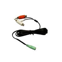 3.5mm Female RCA Y Splitter Cable for Turtle Beach Headphones by Mars Devices