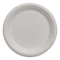 Dixie 9" Molded Fiber Plate by GP PRO (Georgia-Pacific), White, ES9PMF, 500 Count (50 Plates Per Pack, 10 Packs Per Case)