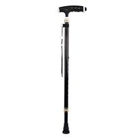 FDGBCF Walking Rod, Cane for Men and Women Adjustable Travel Rod Cane Adjustable Aluminum Lightweight Rubber Tip Ergonomic Handle Mobility Aid Elderly Handicap
