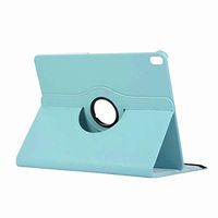 Hulorry Leather Case for iPad Mini 5, 360 Degrees Rotating Magnetic PU Leather Stand Case for Men/Kids/Women, Slim Anti-collisions Smart Cover for 2019 iPad Mini 5th Gen/ 2015 iPad Mini 4 (Sky Blue)