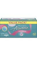 Assurance for Women Maximum Absorbency Protective Underwear, Small/Medium, 60 ct (6 - 60 Count + Freebies)